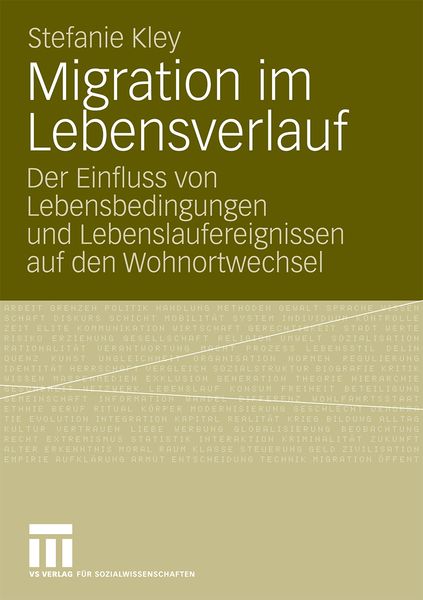Produktbild: Migration im Lebensverlauf