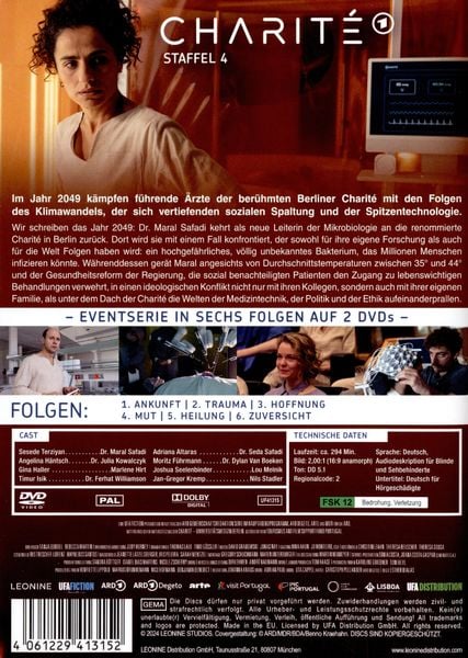 Produktbild: Charit&eacute; - Staffel 4 [2 DVDs]