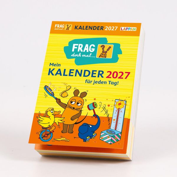 Produktbild: Frag doch mal ... die Maus: Tageskalender 2027 &ndash; Mein Kalender f&uuml;r jeden Tag!