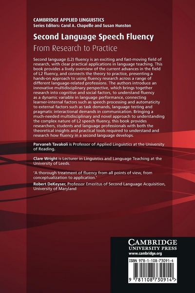 Produktbild: Second Language Speech Fluency