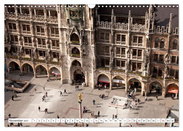 Produktbild: Bayerns Hauptstadt: M&uuml;nchen (Wandkalender 2027 DIN A3 quer), CALVENDO Monatskalender