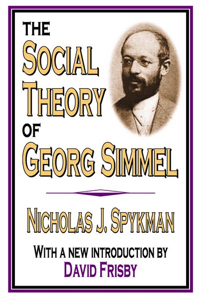 Produktbild: The Social Theory of Georg Simmel