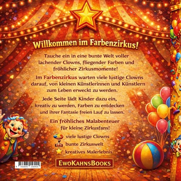 Produktbild: Die Verr&uuml;ckten Clowns vom Farbenzirkus