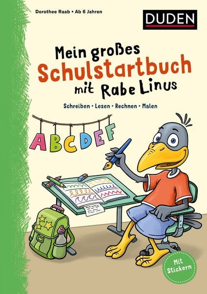 Produktbild: Mein gro&szlig;es Schulstartbuch mit Rabe Linus