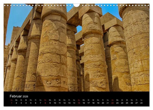 Produktbild: Luxor in Bildern - Auf den Spuren des antiken &Auml;gypten in Theben Ost und Theben West (Wandkalender 2026 DIN A3 quer), CALVENDO Monatskalender