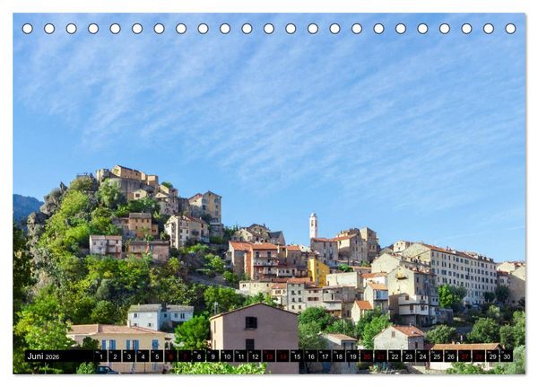 Produktbild: Korsika - Insel der Gegens&auml;tze (Tischkalender 2026 DIN A5 quer), CALVENDO Monatskalender
