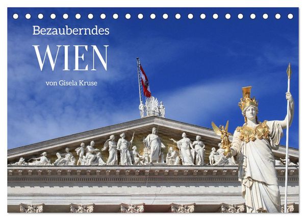Produktbild: Bezauberndes Wien (Tischkalender 2026 DIN A5 quer), CALVENDO Monatskalender