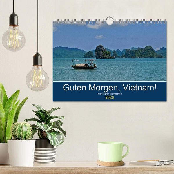Produktbild: Guten Morgen, Vietnam! (Wandkalender 2026 DIN A4 quer), CALVENDO Monatskalender