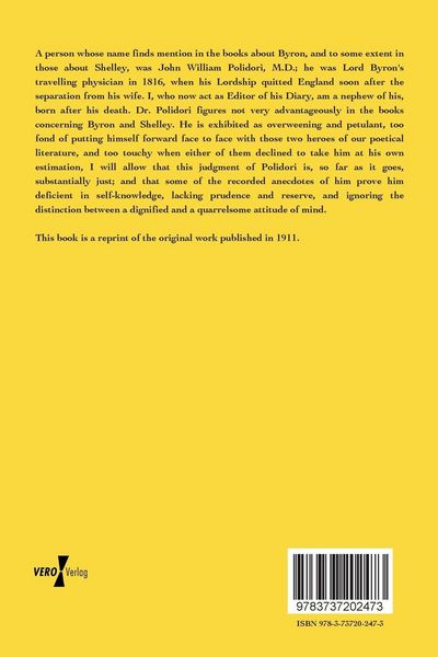 Produktbild: The Diary of Dr. John William Polidori