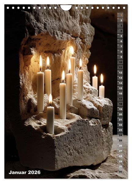 Produktbild: Kerzenwelt (Wandkalender 2026 DIN A4 hoch), CALVENDO Monatskalender