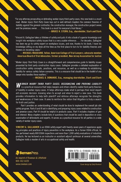 Produktbild: Worker Injury Third Party Cases