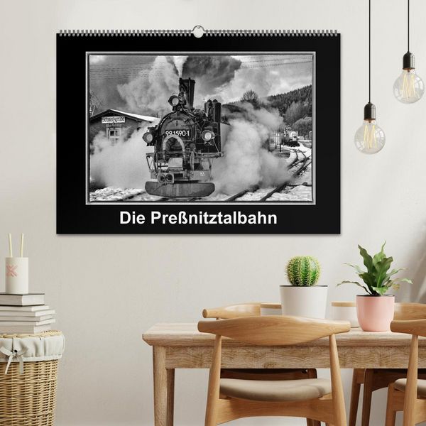 Produktbild: Die Pre&szlig;nitztalbahn (Wandkalender 2026 DIN A2 quer), CALVENDO Monatskalender