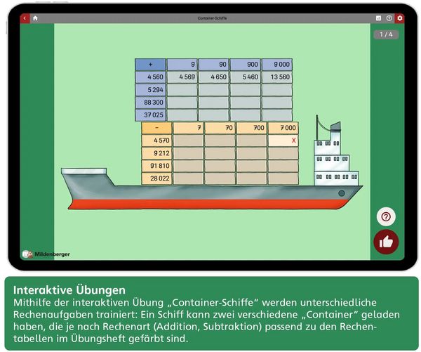 Produktbild: Das &Uuml;bungsheft 4. Mathe. Neubearbeitung