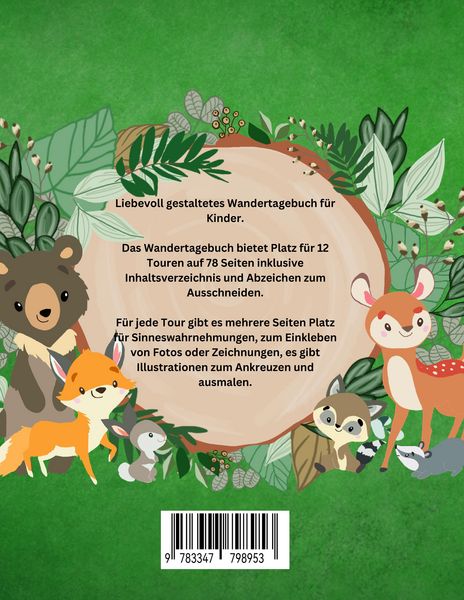 Produktbild: Wandertagebuch Stadtwald f&uuml;r Kinder Wanderbuch