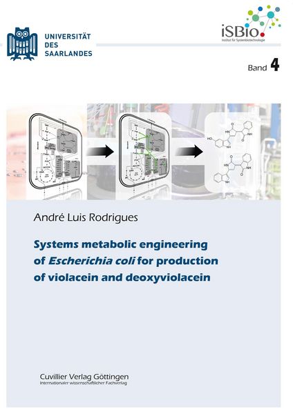 Produktbild: Systems metabolic engineering of Escherichia coli for production of violacein and deoxyviolacein