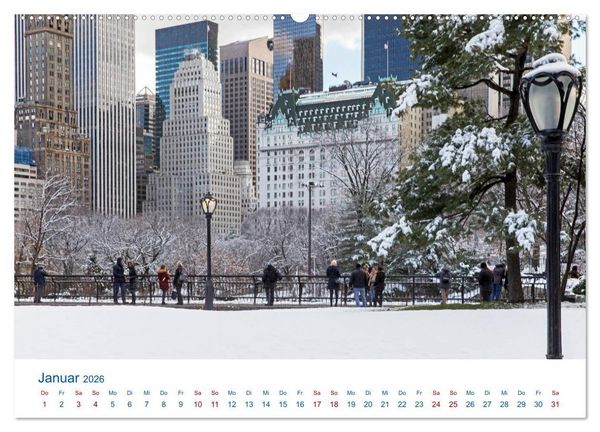 Produktbild: Die New Yorker City (Wandkalender 2026 DIN A2 quer), CALVENDO Monatskalender
