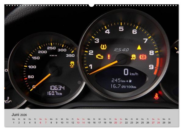Produktbild: Porsche GT3RS 4,0 (hochwertiger Premium Wandkalender 2026 DIN A2 quer), Kunstdruck in Hochglanz