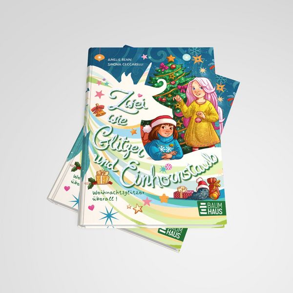 Zwei wie Glitzer und Einhornstaub – Weihnachtsglitzer überall!