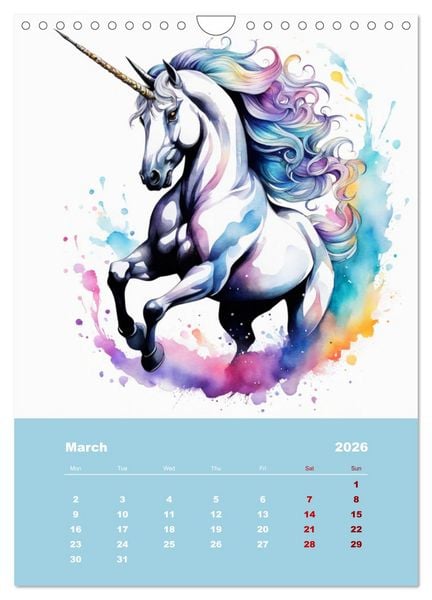 Produktbild: An enchanted world (Wall Calendar 2026 DIN A4 portrait), CALVENDO 12 Month Wall Calendar
