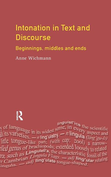 Produktbild: Intonation in Text and Discourse