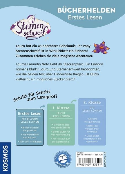 Produktbild: Sternenschweif, B&uuml;cherhelden Erstes Lesen, Das magische Steckenpferd