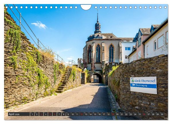 Produktbild: Oberwesel - Stadt der T&uuml;rme (Wandkalender 2026 DIN A4 quer), CALVENDO Monatskalender