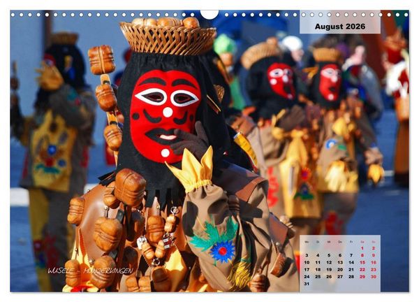 Produktbild: Schw&auml;bisch alemannische Fasnet (Wandkalender 2026 DIN A3 quer), CALVENDO Monatskalender