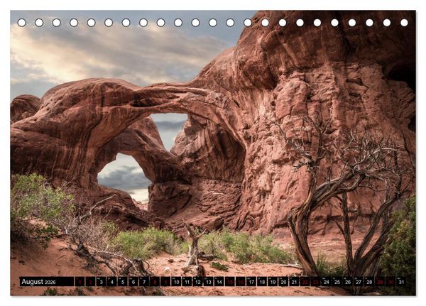 Produktbild: Go West. USA - Die Highlights des S&uuml;dwesten (Tischkalender 2026 DIN A5 quer), CALVENDO Monatskalender