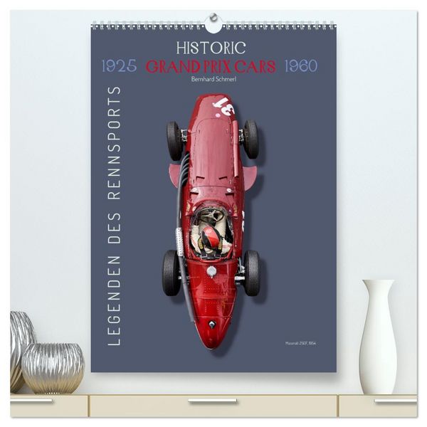 Produktbild: Legenden des Rennsports, Historic Grand Prix Cars 1925-1960 (hochwertiger Premium Wandkalender 2026 DIN A2 hoch), Kunstdruck in Hochglanz