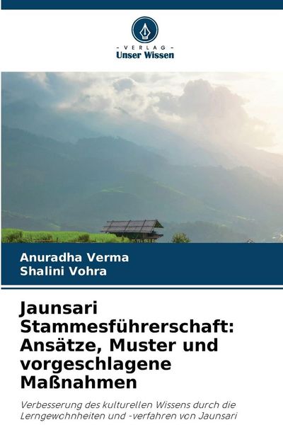 Produktbild: Jaunsari Stammesf&uuml;hrerschaft: Ans&auml;tze, Muster und vorgeschlagene Ma&szlig;nahmen