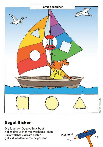 Produktbild: Kindergartenblock ab 3 Jahre &ndash; Formen, Farben, R&auml;tselspa&szlig;