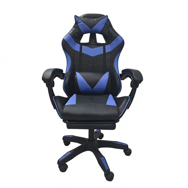 Produktbild: HTI-Living Gaming Stuhl Krit Eco Schwarz-Blau B&uuml;rostuhl Drehstuhl Schreibtischstuhl