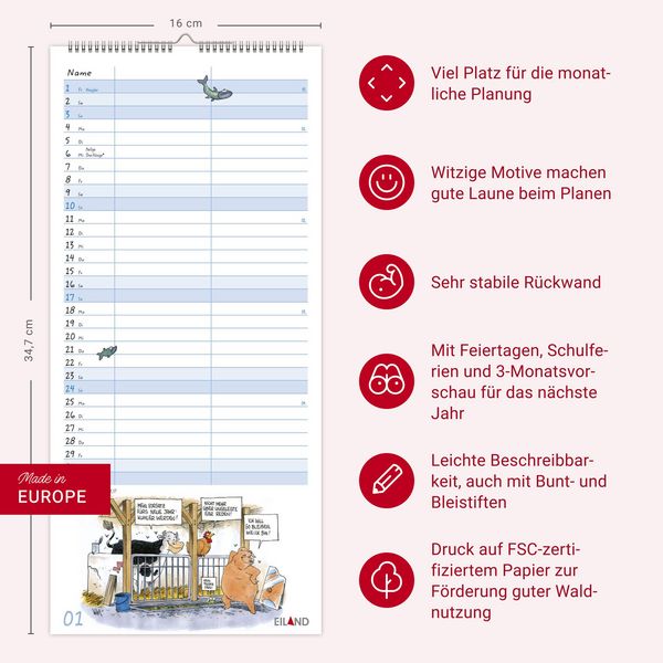 Produktbild: Local heroes Planer f&uuml;r zwei 2027
