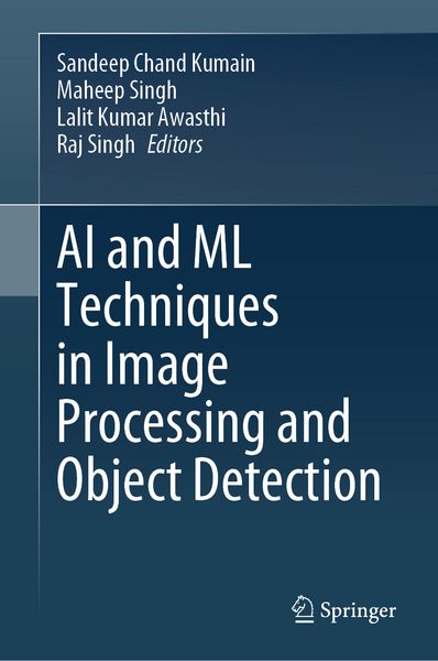 Produktbild: AI and ML Techniques in Image Processing and Object Detection