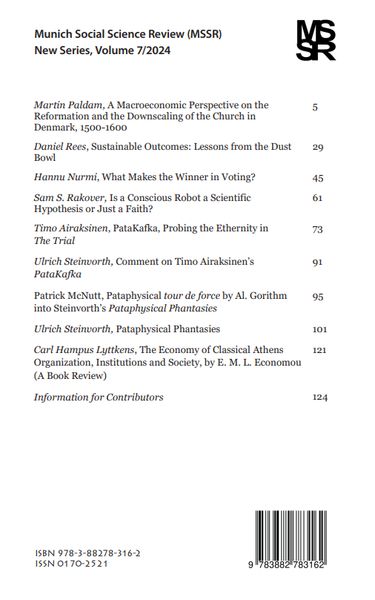 Produktbild: Munich Social Science Review, Volume 7