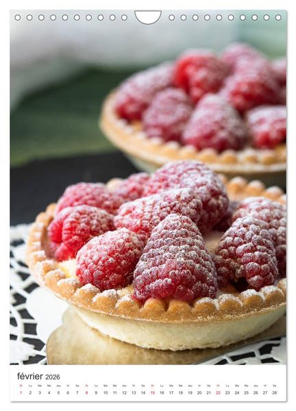 Produktbild: Gourmandises - Art culinaire (Calendrier mural 2026 DIN A4 horizontal), CALVENDO calendrier mensuel