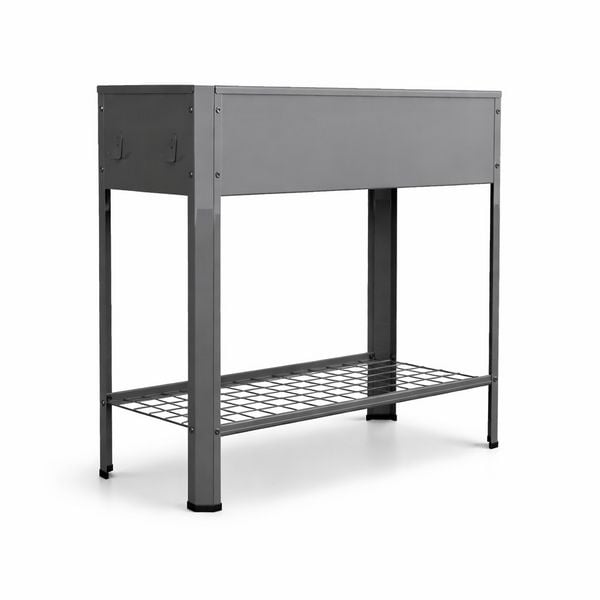 Produktbild: Metall Beet Pflanzkasten Hochbeet 80x35 Balora XL