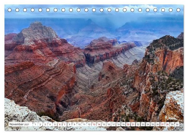 Produktbild: Grand Canyon, Nationalpark (Tischkalender 2027 DIN A5 quer), CALVENDO Monatskalender