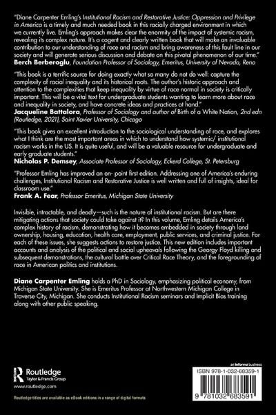 Produktbild: Institutional Racism and Restorative Justice