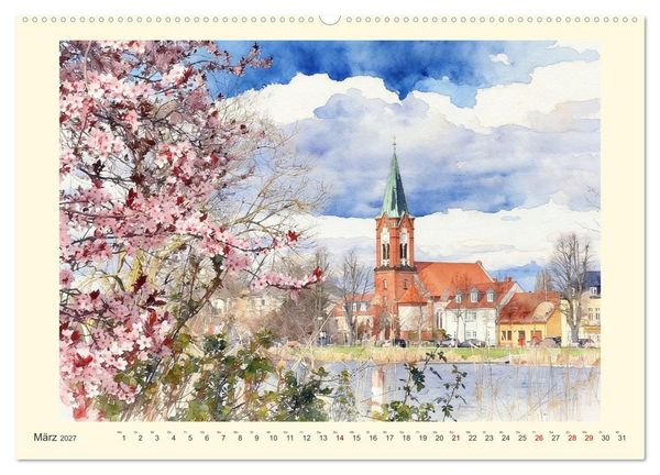 Produktbild: Abwechslungsreiches Brandenburg (Wandkalender 2027 DIN A2 quer), CALVENDO Monatskalender