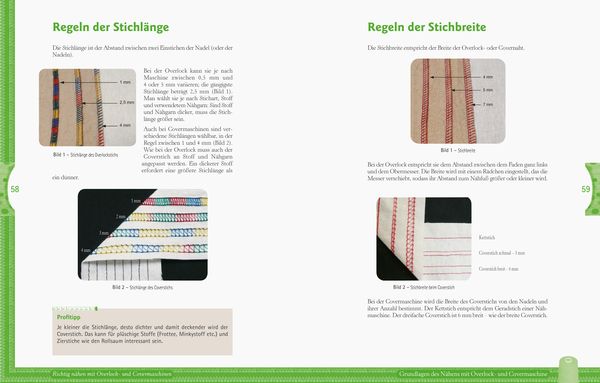 Produktbild: Richtig n&auml;hen mit Overlock- und Coverlock-Maschinen
