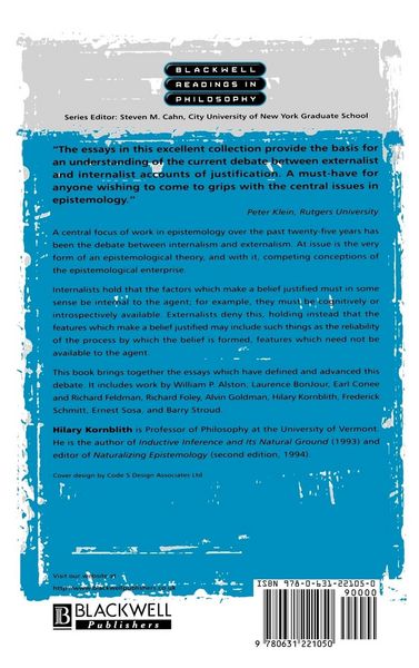 Produktbild: Kornblith: Epistemology