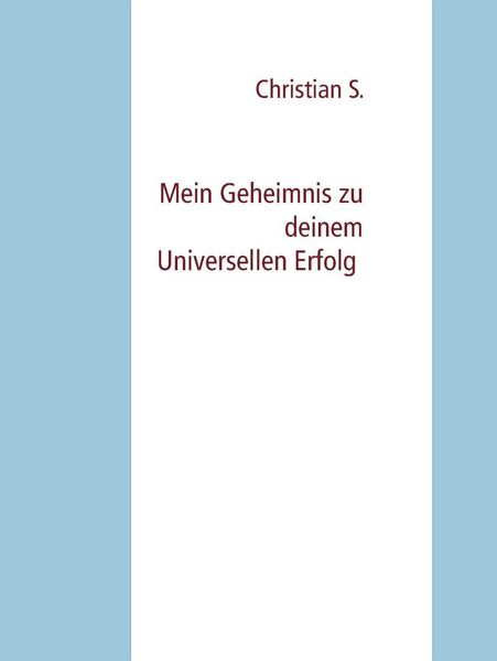 Produktbild: Mein Geheimnis zu deinem Erfolg