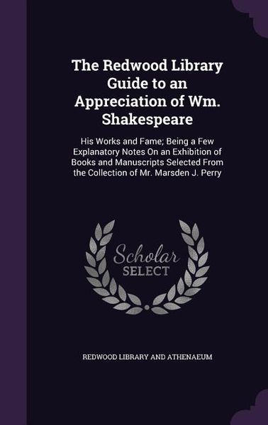 Produktbild: The Redwood Library Guide to an Appreciation of Wm. Shakespeare
