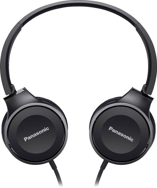Produktbild: Panasonic RP-HF100ME On Ear Kopfh&ouml;rer kabelgebunden Schwarz Faltbar, Headset