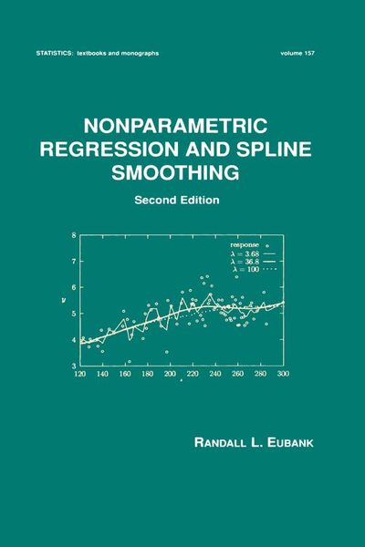 Produktbild: Nonparametric Regression and Spline Smoothing