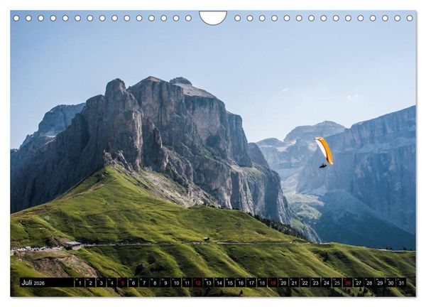 Produktbild: Paragliding - die Faszination des Fliegens (Wandkalender 2026 DIN A4 quer), CALVENDO Monatskalender