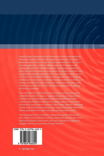 Produktbild: Control Design Techniques in Power Electronics Devices