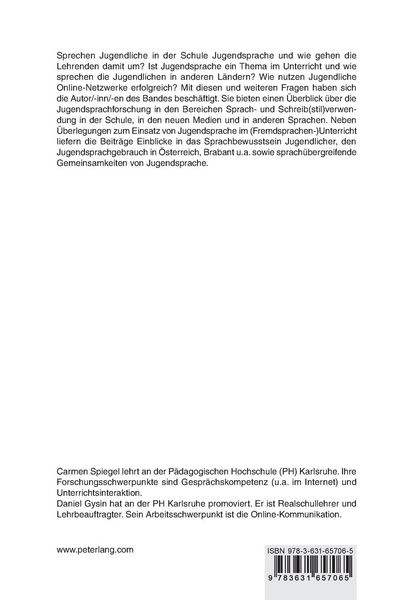Produktbild: Jugendsprache in Schule, Medien und Alltag