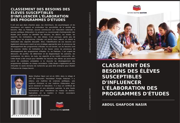 Produktbild: Classement des Besoins des &Eacute;l&egrave;ves Susceptibles D'influencer L'&eacute;laboration des Programmes D'&eacute;tudes